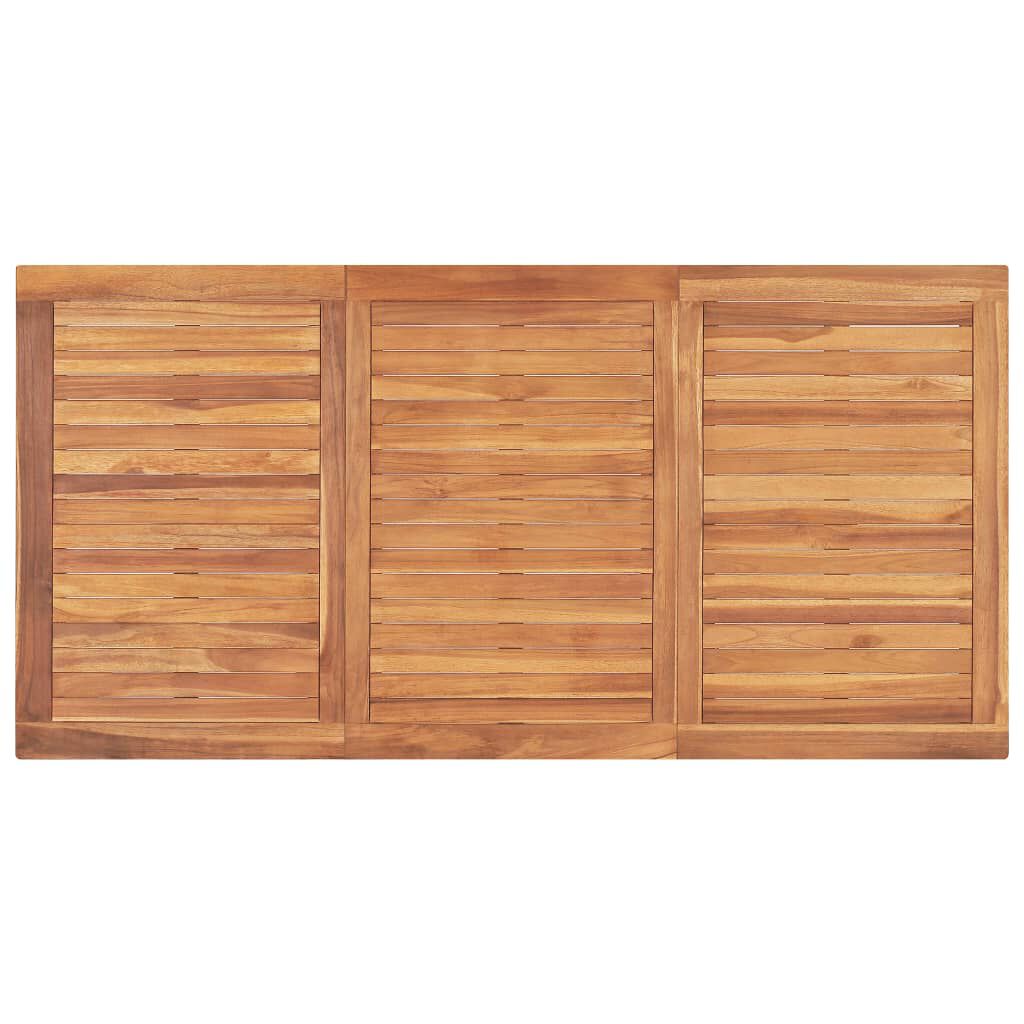 vidaXL Τραπεζαρία Κήπου 160 x 80 x 77 εκ. από Μασίφ Ξύλο Teak