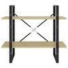 vidaXL Βιβλιοθήκη με 2 Ράφια Sonoma Δρυς 80 x 30 x 70 εκ. Επεξ. Ξύλο