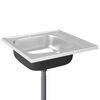 vidaXL &Nu;&epsilon;&rho;&omicron;&chi;ύ&tau;&eta;&sigmaf; + &Pi;&omicron;&delta;&iota;ά &Sigma;&epsilon;&tau; &Alpha;&sigma;&eta;&mu;ί 600x600x155 &chi;&iota;&lambda;. &Alpha;&nu;&omicron;&xi;&epsilon;ί&delta;&omega;&tau;&omicron; &Alpha;&tau;&sigma;ά&lambda;&iota;