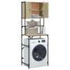 vidaXL Ντουλάπι Πλυντηρίου Sonoma Δρυς 68x48,5x194 εκ.