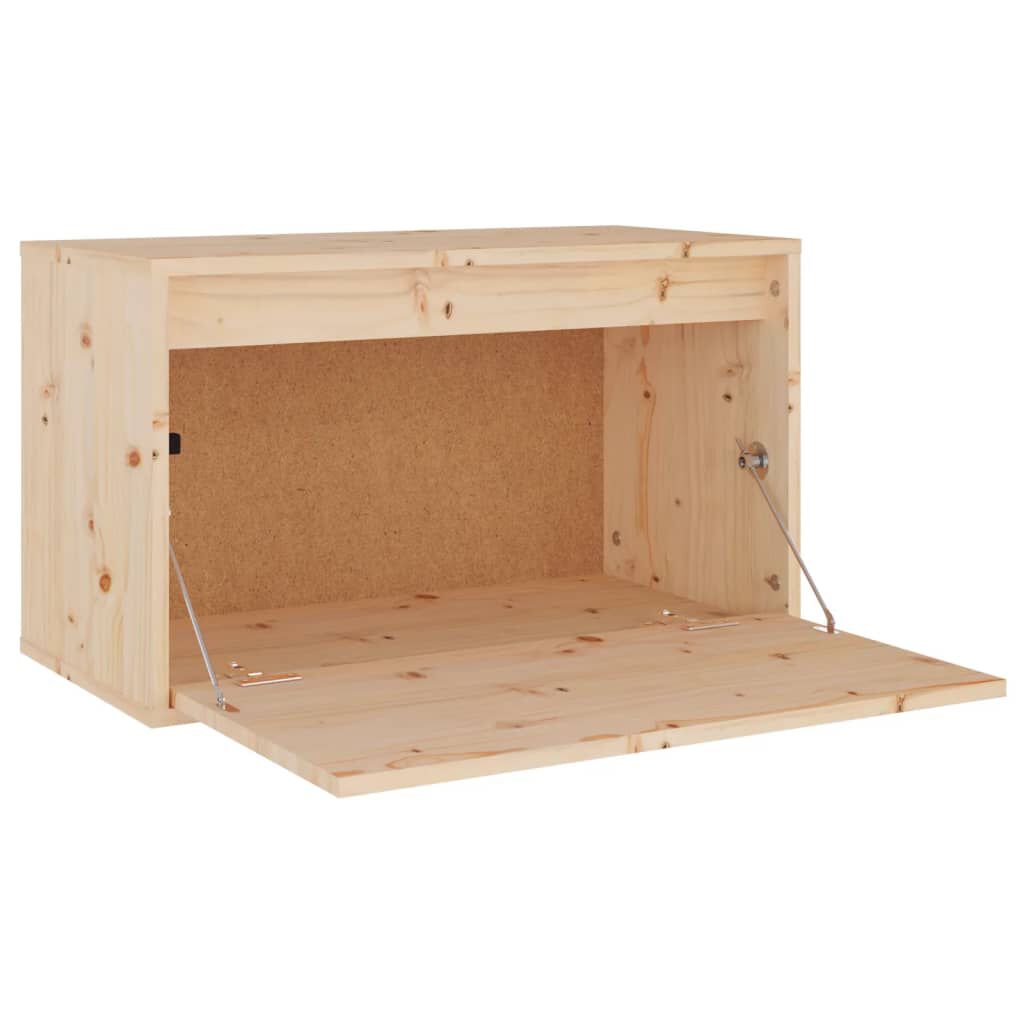 vidaXL Ντουλάπι Τοίχου 60 x 30 x 35 εκ. από Μασίφ Ξύλο Πεύκου