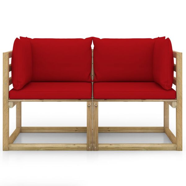 vidaXL &Kappa;&alpha;&nu;&alpha;&pi;έ&delta;&epsilon;&sigmaf; &Kappa;ή&pi;&omicron;&upsilon; &Gamma;&omega;&nu;&iota;&alpha;&kappa;&omicron;ί 2 &tau;&epsilon;&mu;. &Pi;&rho;ά&sigma;&iota;&nu;&omicron; &Xi;ύ&lambda;&omicron; &Pi;&epsilon;ύ&kappa;&omicron;&upsilon; & &Mu;&alpha;&xi;&iota;&lambda;ά&rho;&iota;&alpha;