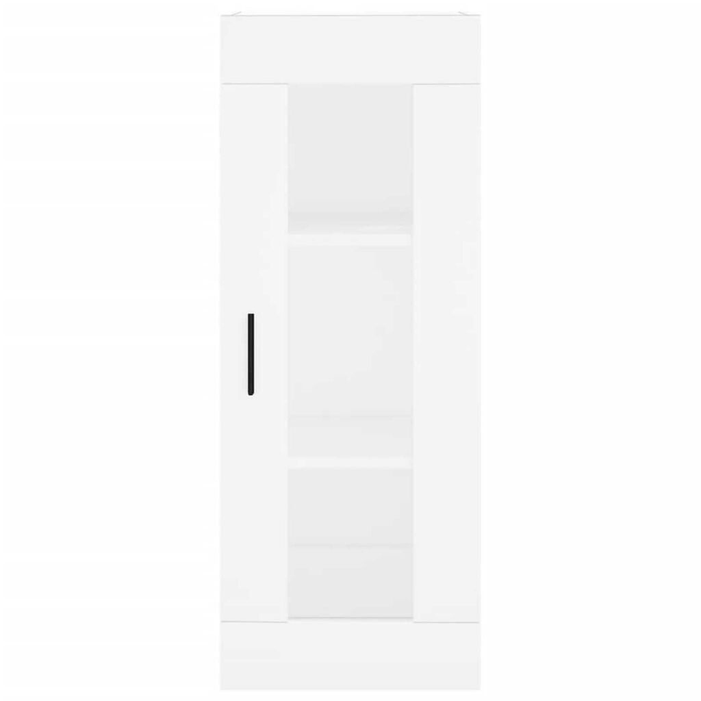 vidaXL Ντουλάπι Λευκό 34,5 x 34 x 180 εκ. από Επεξεργασμένο Ξύλο