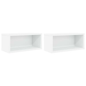 vidaXL &Rho;ά&phi;&iota; &Alpha;&pi;&omicron;&theta;ή&kappa;&epsilon;&upsilon;&sigma;&eta;&sigmaf; CDs 2 &tau;&mu;&chi;. &Lambda;&epsilon;&upsilon;&kappa;ό 40 x 17 x 17 &epsilon;&kappa;.