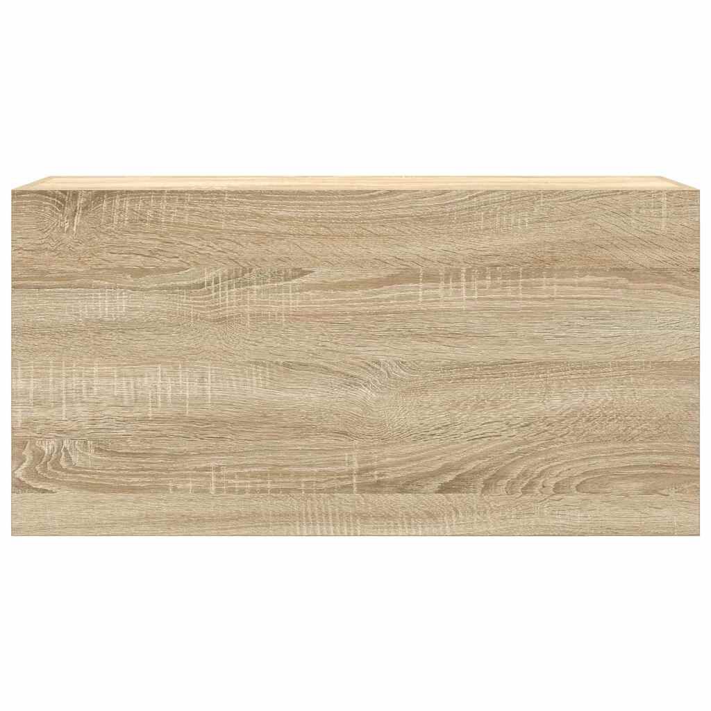 vidaXL Ντουλάπι τοίχου μπάνιου Sonoma Oak 80x25x40 cm