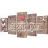 &Pi;ί&nu;&alpha;&kappa;&alpha;&sigmaf; &sigma;&epsilon; &Kappa;&alpha;&mu;&beta;ά &Sigma;&epsilon;&tau; &Sigma;&chi;έ&delta;&iota;&omicron; Home Sweet Home 100 x 50 &epsilon;&kappa;.