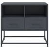 vidaXL Έπιπλο Τηλεόρασης Ανθρακί 68x39x60,5 εκ. από Χάλυβα