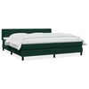vidaXL Box Spring &Kappa;&rho;&epsilon;&beta;ά&tau;&iota; &mu;&epsilon; &sigma;&tau;&rho;ώ&mu;&alpha; &Sigma;&kappa;&omicron;ύ&rho;&omicron; &pi;&rho;ά&sigma;&iota;&nu;&omicron; 200x220cm &Beta;&epsilon;&lambda;&omicron;ύ&delta;&iota;&nu;&omicron;