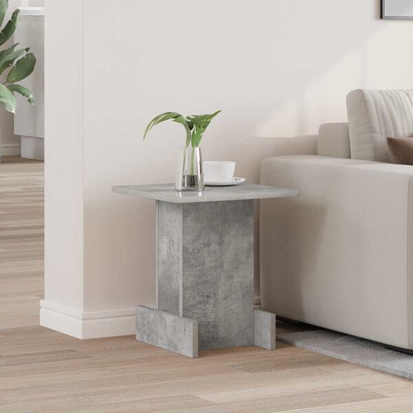 vidaXL End Table &Sigma;&kappa;&upsilon;&rho;ό&delta;&epsilon;&mu;&alpha; &Gamma;&kappa;&rho;&iota; 35,5 x 35 x 40 &epsilon;&kappa; &Epsilon;&pi;&epsilon;&xi;&epsilon;&rho;&gamma;&alpha;&sigma;&mu;έ&nu;&omicron; &xi;ύ&lambda;&omicron;