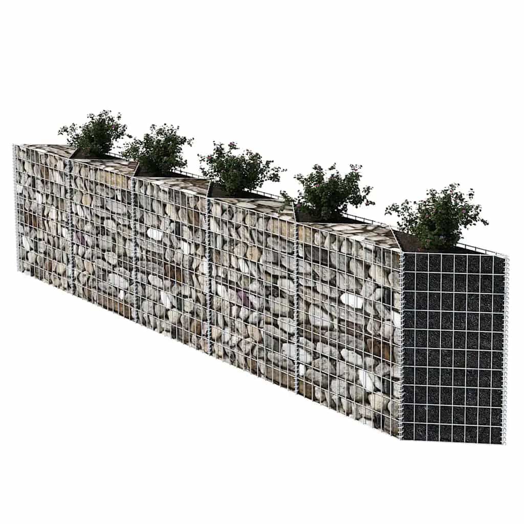 vidaXL Συρματοκιβώτιο 300 x 30 x 100 εκ. από Γαλβανισμένο Χάλυβα