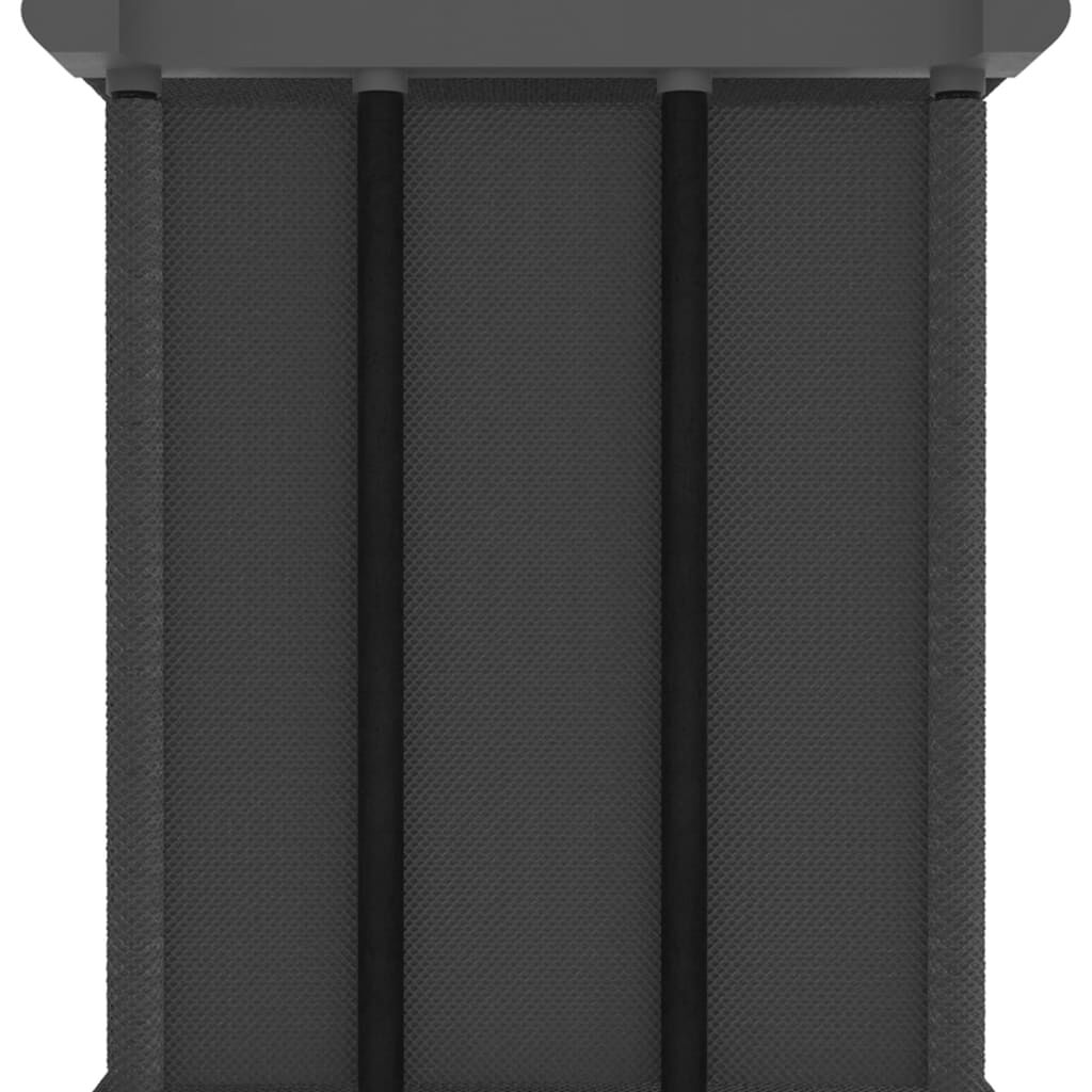 vidaXL Ραφιέρα με 6 Κύβους & Κουτιά Γκρι 103x30x72,5 εκ. Υφασμάτινη
