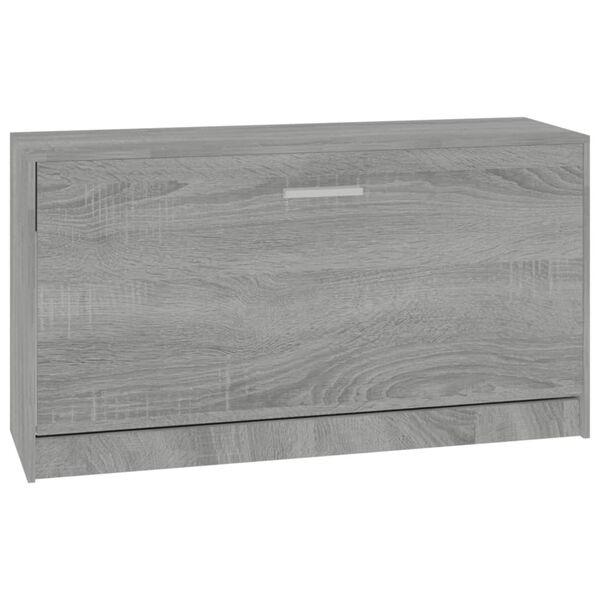 vidaXL Παπουτσοθήκη Γκρι Sonoma 80x24x45 εκ. από Επεξεργασμένο Ξύλο