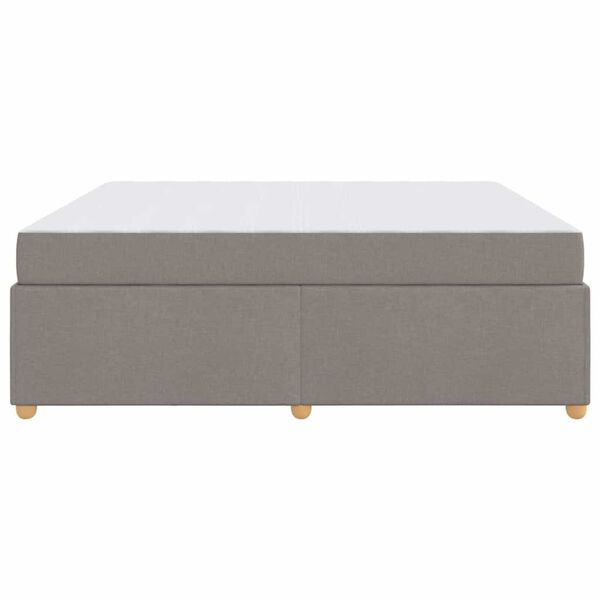 vidaXL Σκελετός Κρεβατιού Άλλο Taupe 180 x 200 cm ύφασμα