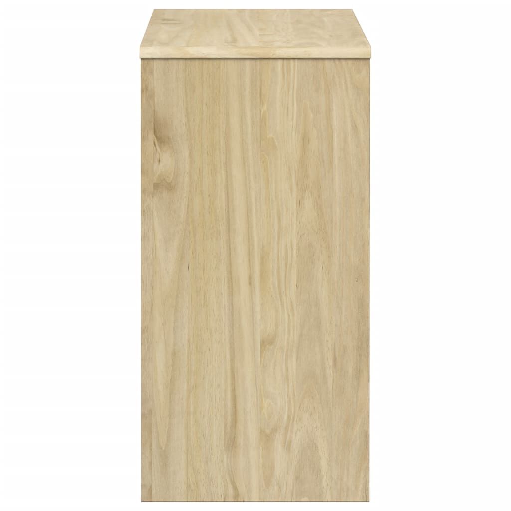 vidaXL Τραπέζι Κονσόλα SAUDA Δρυς 89,5x36,5x73 εκ. Μασίφ Ξύλο Πεύκου