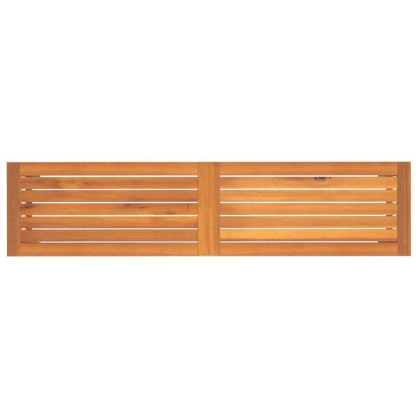 vidaXL Παγκάκι Κήπου 150 x 35 x 45 εκ. από Μασίφ Ξύλο Ακακίας