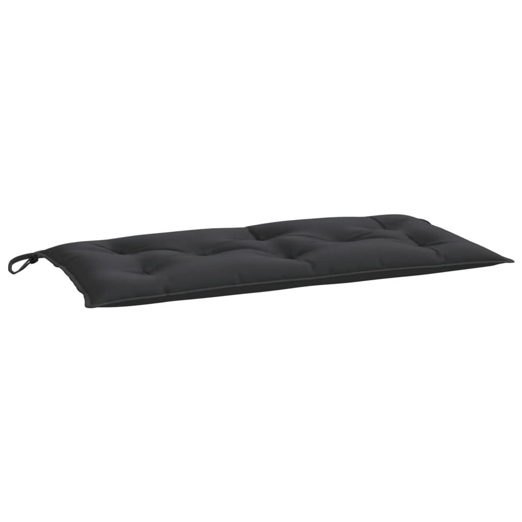 vidaXL Μαξιλάρι Πάγκου Κήπου Μαύρο 100x50x7 εκ. Ύφασμα Oxford