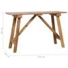 vidaXL Τραπέζι Κονσόλα 130 x 40 x 80εκ. από Μείγμα Ανακυκλωμένου Ξύλου