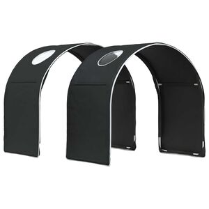 vidaXL &Kappa;&rho;&epsilon;&beta;ά&tau;&iota; &Tau;&omicron;ύ&nu;&epsilon;&lambda; 2 pcs &Mu;&alpha;ύ&rho;&omicron; 211 x 52,5 x 2 &epsilon;&kappa; &Pi;&omicron;&lambda;&upsilon;&epsilon;&sigma;&tau;έ&rho;&alpha;&sigmaf;