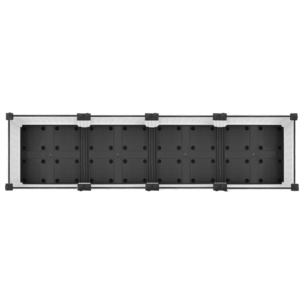 vidaXL Ζαρντινιέρα 160 x 40 x 23 εκ. από Πολυπροπυλένιο