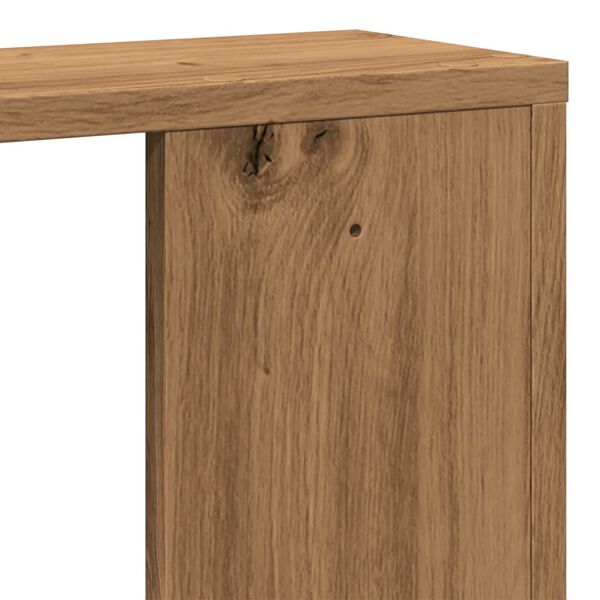 vidaXL Ράφι Τοίχου Αρτισιανή Δρυς 100x15x70 εκ. από Επεξεργασμένο Ξύλο