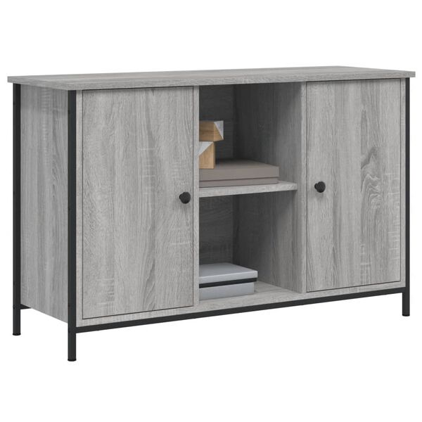 vidaXL Έπιπλο Τηλεόρασης Γκρι Sonoma 100x35x65 εκ. από Επεξεργ. Ξύλο