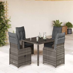 vidaXL &Sigma;&epsilon;&tau; &Epsilon;&pi;ί&pi;&lambda;&omega;&nu; Bistro &Kappa;ή&pi;&omicron;&upsilon; 5 &tau;&epsilon;&mu;. &Gamma;&kappa;&rho;&iota; &Sigma;&upsilon;&nu;&theta;&epsilon;&tau;. &Rho;&alpha;&tau;ά&nu; &mu;&epsilon; &Mu;&alpha;&xi;&iota;&lambda;ά&rho;&iota;&alpha;