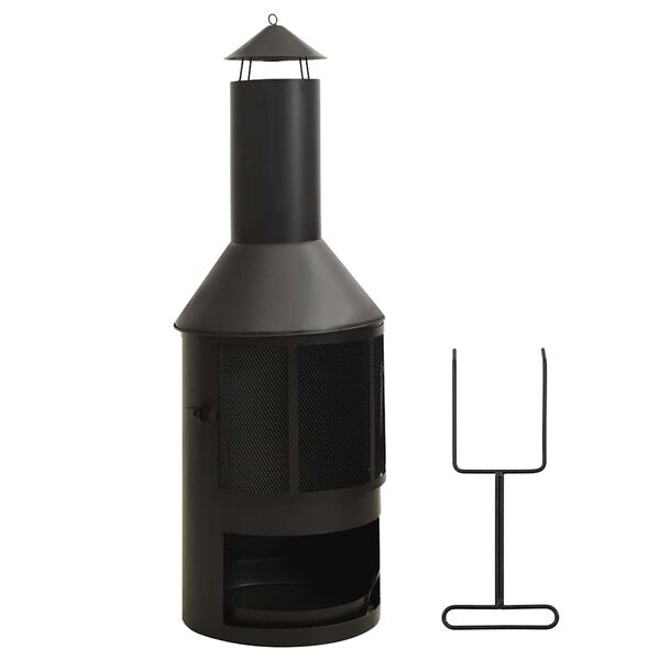 vidaXL &Phi;&omicron;ύ&rho;&nu;&omicron;&sigmaf; &Kappa;ή&pi;&omicron;&upsilon; &mu;&epsilon; &Sigma;&chi;ά&rho;&alpha; &kappa;&alpha;&iota; &Sigma;&kappa;&alpha;&lambda;&iota;&sigma;&tau;ή&rho;&iota; 47x47x135,7 &epsilon;&kappa;. &Alpha;&tau;&sigma;ά&lambda;&iota;&nu;&omicron;&sigmaf;