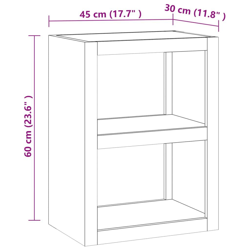 vidaXL Τραπεζάκι Βοηθητικό 45 x 30 x 60 εκ. από Μασίφ Ξύλο Teak