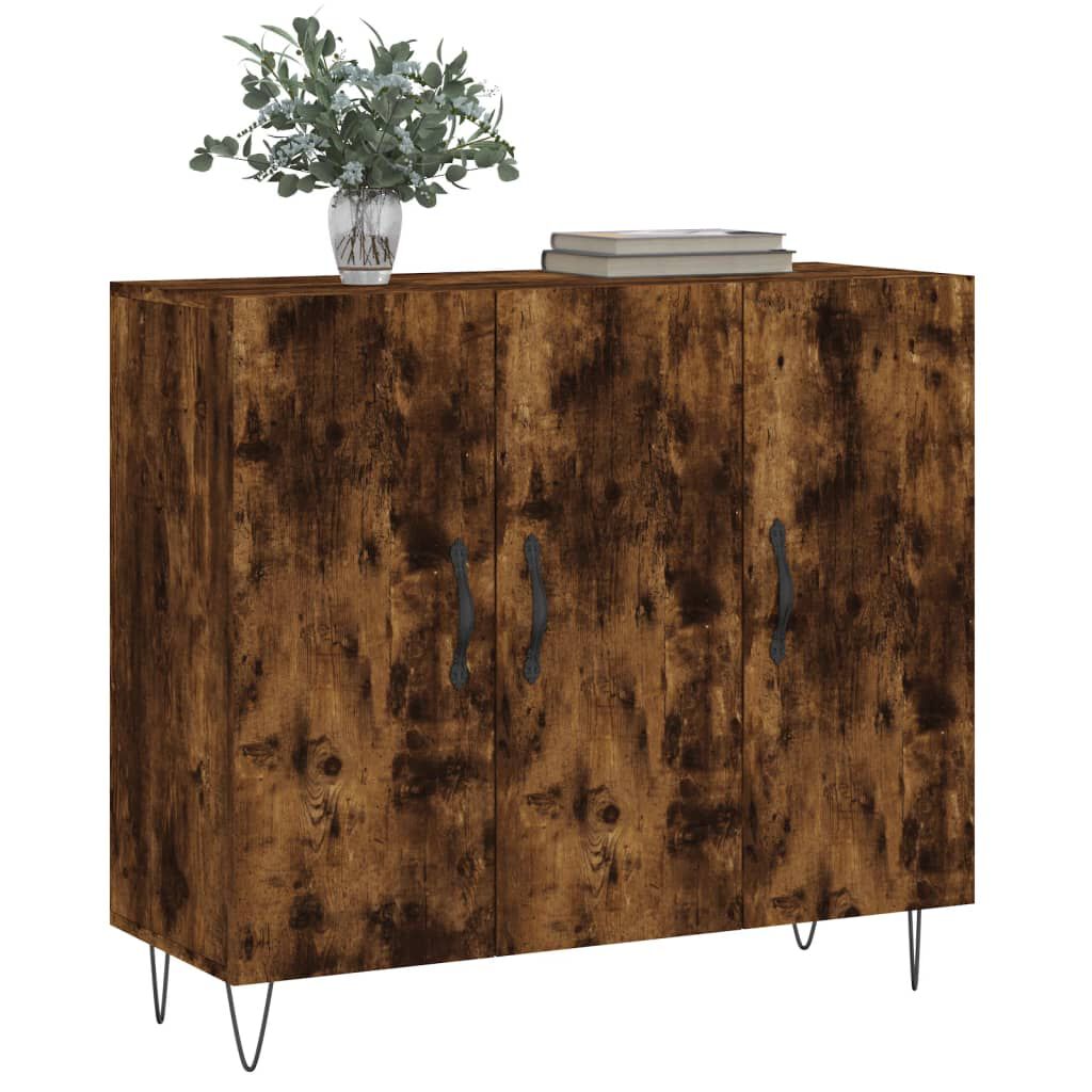 vidaXL Ντουλάπι Καπνιστή Δρυς 90x34x80 εκ. Επεξεργασμένο Ξύλο