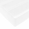 vidaXL Σκελετός κρεβατιού με στρώμα Λευκό 180 x 200 cm Τεχνητό δέρμα