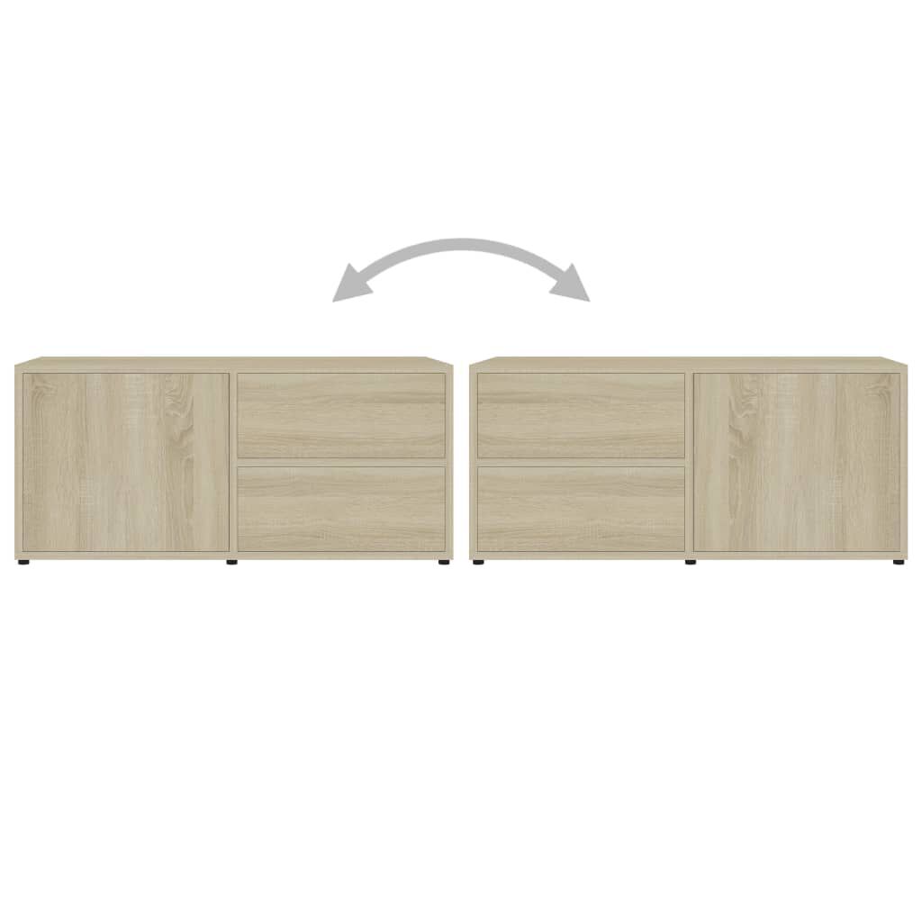 vidaXL Έπιπλο Τηλεόρασης Sonoma Δρυς 80 x 34 x 36 εκ. από Επεξ. Ξύλο