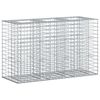 vidaXL &Alpha;&nu;&alpha;&sigma;&eta;&kappa;&omega;&mu;έ&nu;&omicron; &kappa;&rho;&epsilon;&beta;ά&tau;&iota; gabion &Alpha;&sigma;&eta;&mu;ί 130 x 50 x 80 cm