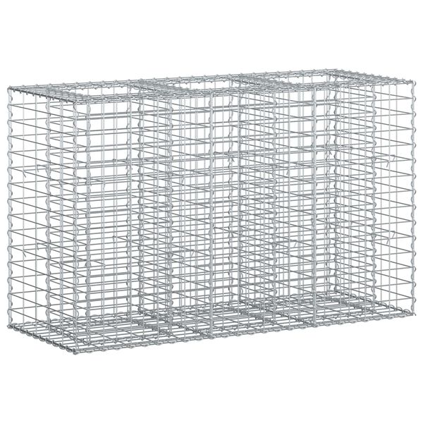 vidaXL &Alpha;&nu;&alpha;&sigma;&eta;&kappa;&omega;&mu;έ&nu;&omicron; &kappa;&rho;&epsilon;&beta;ά&tau;&iota; gabion &Alpha;&sigma;&eta;&mu;ί 130 x 50 x 80 cm