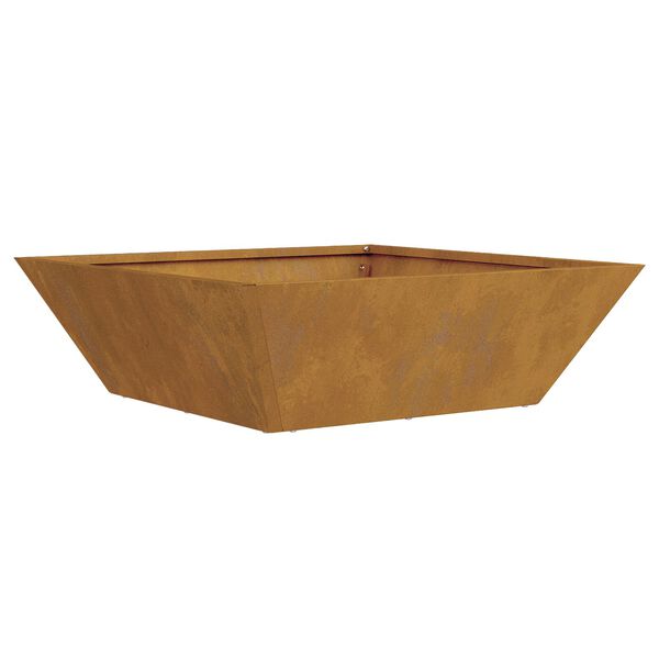vidaXL Σετ Γλάστρες 5 τμχ 50x50x15 εκ. Χάλυβας Ανθεκτικός.