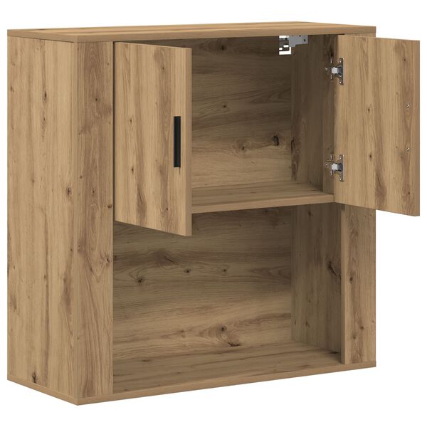 vidaXL Ντουλάπα Τοίχου Καλλιτεχνικού Δρυός 80x33x80 εκ. Μοριοσανίδα