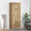vidaXL Highboard Artisan Oak 69,5 x 34 x 180 &epsilon;&kappa;. &Epsilon;&pi;&epsilon;&xi;&epsilon;&rho;&gamma;&alpha;&sigma;&mu;έ&nu;&omicron; &xi;ύ&lambda;&omicron;