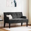 vidaXL Καναπές Chesterfield Μαύρο 112 x 65.5 x 75 εκ. Βελούδο