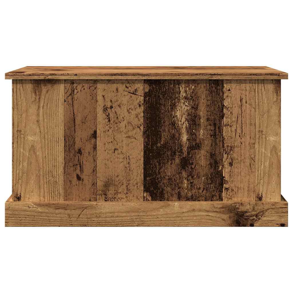 vidaXL Κουτί Αποθήκευσης Όψη Παλαιού Ξύλου 70x40x38 εκ. Επεξ.Ξύλο