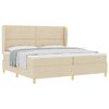 vidaXL &Kappa;&rho;&epsilon;&beta;ά&tau;&iota; &mu;&epsilon; &epsilon;&lambda;&alpha;&tau;ή&rho;&iota;&alpha; &mu;&epsilon; &kappa;&epsilon;&phi;&alpha;&lambda;ά&rho;&iota; &Kappa;&rho;&epsilon;&mu; 200 x 200 cm ύ&phi;&alpha;&sigma;&mu;&alpha;