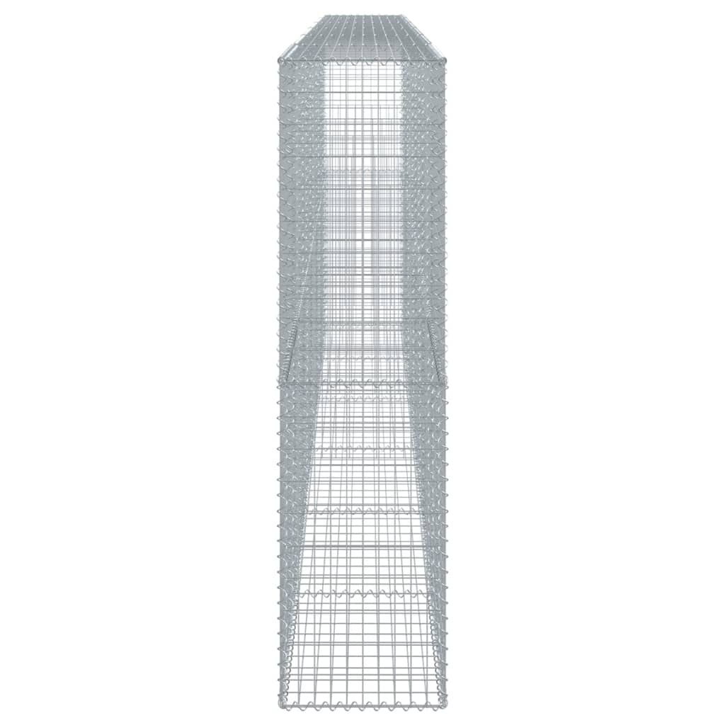 vidaXL Συρματοκιβώτιο με Κάλυμμα 600x50x200εκ. από Γαλβανισμένο Χάλυβα