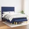 vidaXL &Kappa;&rho;&epsilon;&beta;ά&tau;&iota; Boxspring &mu;&epsilon; &Sigma;&tau;&rho;ώ&mu;&alpha; &Mu;&pi;&lambda;&epsilon; 140x200 &epsilon;&kappa;. &Upsilon;&phi;&alpha;&sigma;&mu;ά&tau;&iota;&nu;&omicron;