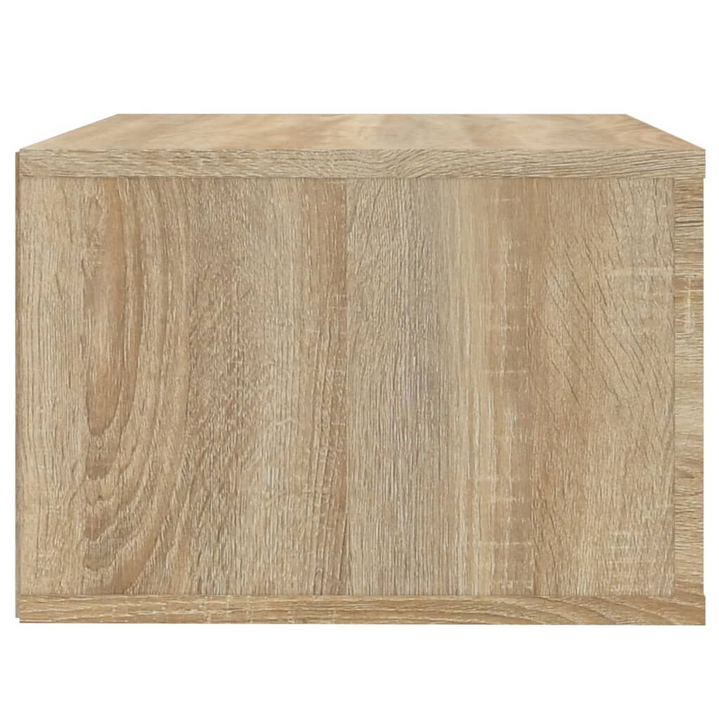 vidaXL Κομοδίνα Επιτοίχια 2 τεμ. Sonoma Δρυς 50x36x25 εκ.