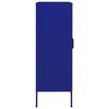vidaXL Ντουλάπι Αποθήκευσης Ναυτικό Μπλε 80 x 35 x 101,5 εκ. Ατσάλινο