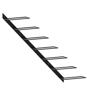 vidaXL &Beta;ά&sigma;&eta; &Kappa;&rho;&alpha;&sigma;&iota;ώ&nu; &Tau;&omicron;ί&chi;&omicron;&upsilon; &gamma;&iota;&alpha; 7 &Phi;&iota;ά&lambda;&epsilon;&sigmaf; &Mu;&alpha;ύ&rho;&eta; &Mu;&epsilon;&tau;&alpha;&lambda;&lambda;&iota;&kappa;ή