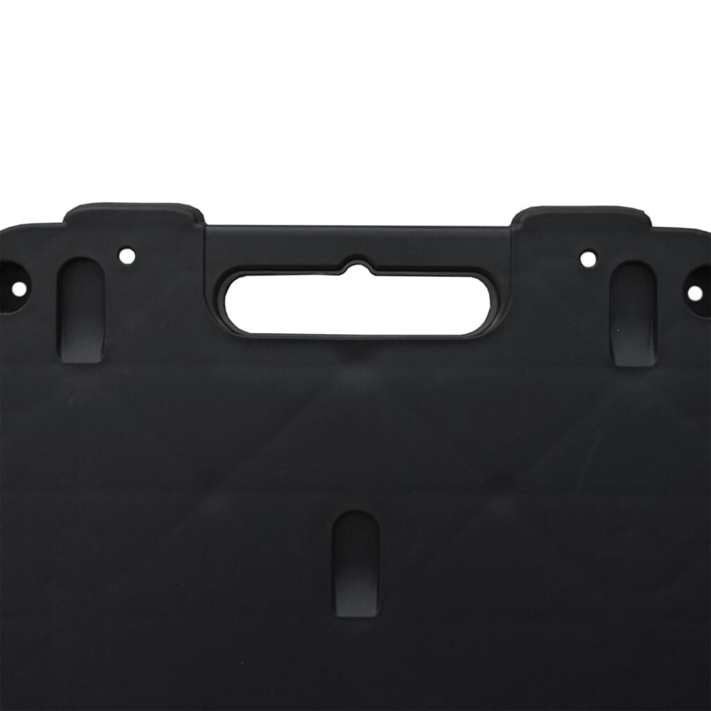 vidaXL Τρόλεϊ Μεταφοράς 5 Τεμ. Μαύρα 58 x 38 x 12 εκ. Πολυπροπυλένιο