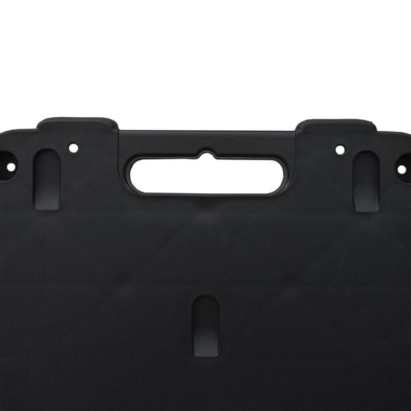 vidaXL Τρόλεϊ Μεταφοράς 5 Τεμ. Μαύρα 58 x 38 x 12 εκ. Πολυπροπυλένιο