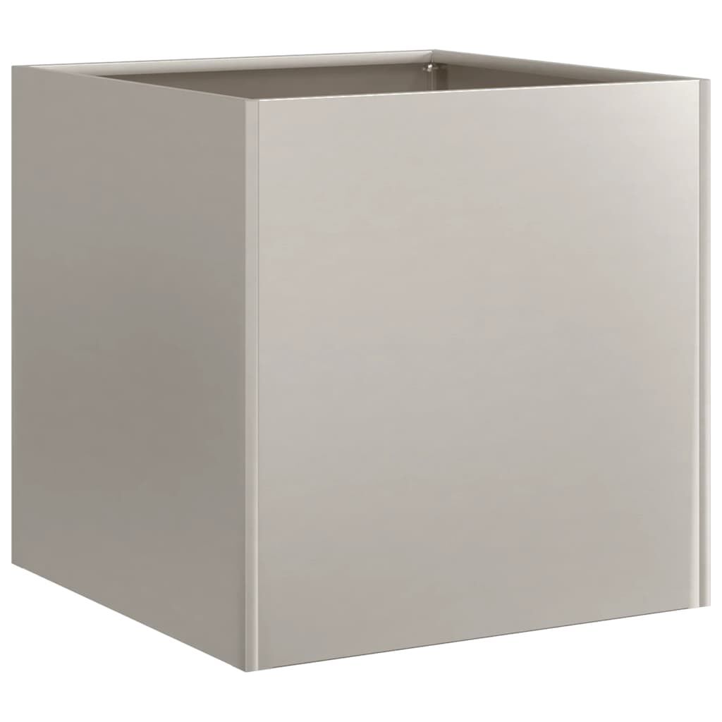 vidaXL Ζαρντινιέρα Σκουριασμένο 40x40x40εκ. Ατσάλι Σκληρυθέν στον Αέρα