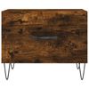 vidaXL Τραπεζάκια Σαλονιού 2 τεμ Καπνιστή Oak 50x50x40 εκ Επεξ. Ξύλο
