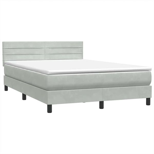 vidaXL &Kappa;&rho;&epsilon;&beta;ά&tau;&iota; Boxspring &mu;&epsilon; &Sigma;&tau;&rho;ώ&mu;&alpha; &Alpha;&nu;&omicron;&iota;&chi;&tau;ό &Gamma;&kappa;&rho;&iota; 160x210 &epsilon;&kappa;. &Beta;&epsilon;&lambda;&omicron;ύ&delta;&iota;&nu;&omicron;