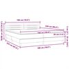 vidaXL Box Spring &kappa;&rho;&epsilon;&beta;ά&tau;&iota; &mu;&epsilon; &sigma;&tau;&rho;ώ&mu;&alpha; &sigma;&kappa;&omicron;ύ&rho;&omicron; &mu;&pi;&lambda;&epsilon; 180x220 cm &Beta;&epsilon;&lambda;&omicron;ύ&delta;&iota;&nu;&omicron;